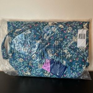 New - Vera Bradley Hanging Around Blue Small Vera Tote with sloths everyday bag